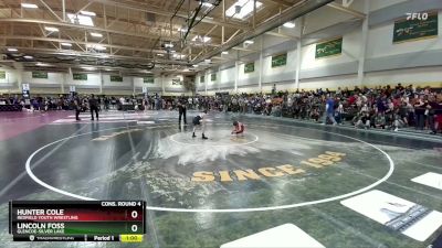 65 lbs Cons. Round 4 - Hunter Cole, Redfield Youth Wrestling vs Lincoln Foss, Glencoe-Silver Lake