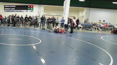 132 lbs Consi Of 64 #1 - Drew Roggie, VA vs Marco Loss, PA