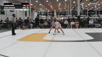 140 lbs Quarterfinal - Camden Baum, Team Nauman Silver Fox - HSC vs Riker Ohearon, Mat Assassins Black - HSC