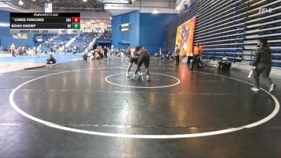 285 lbs Cons. Round 7 - Noah Knorp, Notre Dame Green Pond vs Chris Funches, Grassfield