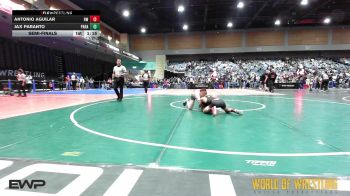 90 lbs Semifinal - Antonio Aguilar, Red Wave Wrestling vs Jax Paranto, Paranto Athletics