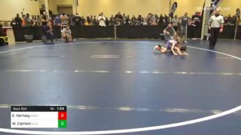 55 lbs Prelims - Easton Hertzog, Norwin vs Weston Cipriani, Baldwin