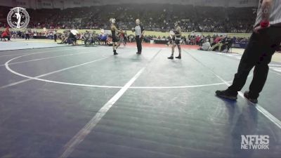 6A-106 lbs Quarterfinal - Chace Hill, OWASSO vs Rudy Rojas, BROKEN ARROW