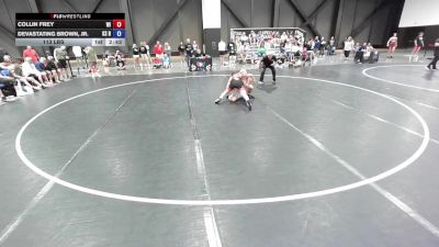 113 lbs Collin Frey, Wisconsin vs Devastating Brown, Jr., Kansas Blue