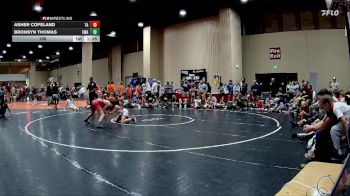 108 lbs Round 6 (8 Team) - Bronsyn Thomas, Eagle Wrestling Academy vs Asher Copeland, Team Arkansas