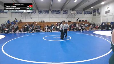 114 lbs Champ. Round 3 - Kaila Delfin, Garces vs Samantha Fermo, Half Moon Bay