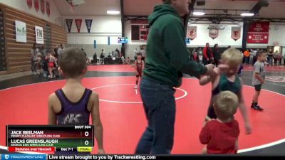 2 lbs Quarterfinal - Jack Beelman, Mount Pleasant Wrestling Club vs Lucas Greenslaugh, Keokuk Kids Wrestling Club