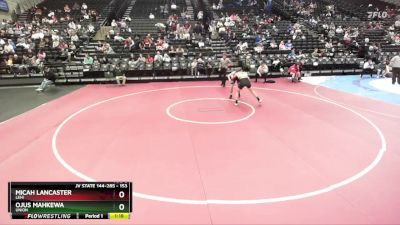 153 lbs Champ. Round 1 - Micah Lancaster, Lehi vs Ojus Mahkewa, Union
