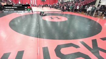 126 lbs Cons. Round 3 - Bryson Nuttall, EDWARDVILLE (HS) vs Krish Sahu, Grayslake (CENTRAL)