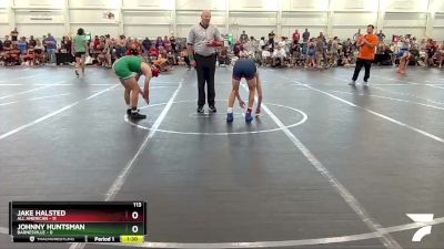 113 lbs Round 3 (8 Team) - Johnny Huntsman, Barnesville vs Jake Halsted, All American