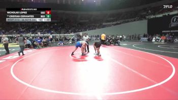4A Boys 285 lbs Champ. Round 1 - Cristian Cervantes, Mazama Boys vs Nicholas Lopez, Cascade Boys