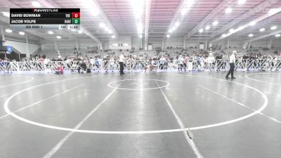 126 lbs Rr Rnd 1 - David Bowman, The Asylum Red vs Jacob Volpe, 84 Athletes Black