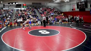 145 lbs Semifinal - Brennan Schardt, Meyersdale Area Hs vs Josef Garshnick, United Hs
