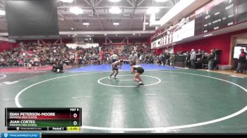 122 lbs Cons. Round 1 - Juan Cortes, Freedom High School vs Isiah Peterson-Moore, Granada High School