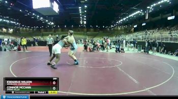 285 lbs Cons. Round 6 - Connor McCann, Spring Valley vs Kwadrus Wilson, Woodland, Cartersville