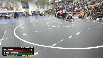 144 lbs Cons. Round 3 - Judd Rambo, Tesoro vs Chase Schurter, Servite