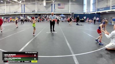 52 lbs Finals (2 Team) - Dax Border, Full Circle vs Eva Encarnacion, Headhunters