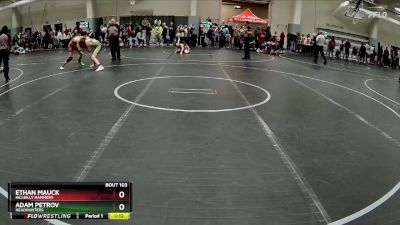 108 lbs Semifinal - Ethan Mauck, Hillbilly Hammers vs Adam Petrov, Headhunters