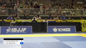 ALYARA MARIE MANUEL GONZALEZ vs DAISY LOU BREWTON 2024 Pan Kids Jiu-Jitsu IBJJF Championship