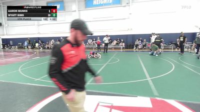 M-60 lbs 5th Place - Aaron Munks, IL vs Wyatt Sims, OH