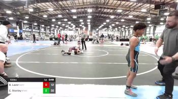 100 lbs Rr Rnd 1 - Braedyn Lazor, Buffalo Valley Elem vs Caleb Stanley, Bitetto Trained Wrestling