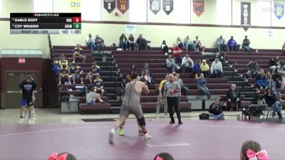 285 lbs Semifinal - Gable Eddy, Independence vs Coy Braden, Anamosa