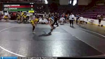 G-105 lbs Round 3 (4 Team) - Lola Gonzales, Team CO vs Jasmin Carpenter, Team ID