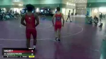 138 lbs Round 5 (6 Team) - Ny`Travious Walker, LG Braves Gold vs Caio Melo, The Firemen