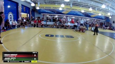 175 lbs Quarters & Wb (16 Team) - James Opitz, OutKast WC vs Brian Wright, Glynn Academy