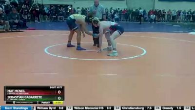 3 - 165 lbs Champ. Round 1 - Sebastian Gabarrete, Culpeper County vs Mat McNeil, Liberty HS (Bedford)