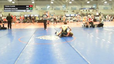 132 lbs Rr Rnd 3 - Tyson Flavin, Rabbit Wrestling Club - HSB vs Edward Donlon, MetroWest United Young Bucks - HSB