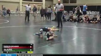 40 lbs Finals (2 Team) - Madilyn McHawes, Iowa Black vs Kai Burns, Tennessee Black