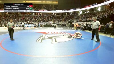 II-116 lbs Cons. Round 2 - Colin Logalbo, Little Falls vs Everett Giorgio, Red Hook