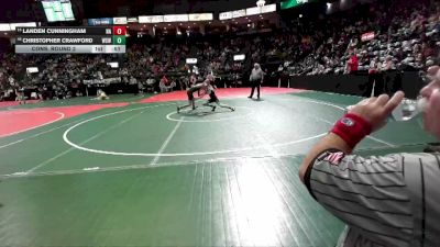 114 lbs Cons. Round 2 - Landen Cunningham, NA vs Christopher Crawford, WSW1