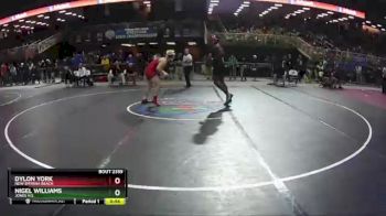 2A 195 lbs Cons. Semi - Nigel Williams, Jones H.s. vs Dylon York, New Smyrna Beach