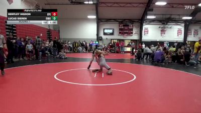 110-120 lbs Round 1 - Lucas Sieren, English Valleys Mat Club vs Bentley Higdon, Camp Point Central