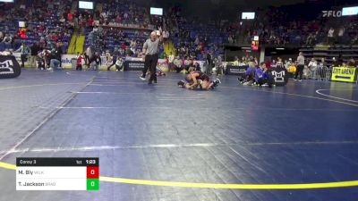 70 lbs Consy 3 - Matthew Bly, Wilkes Barre vs Trey Jackson, Bradford