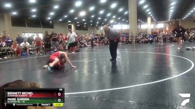 95 lbs Semis & Wb (16 Team) - Bennett Becnel, Gladiator Academy vs Mark Garren, Glasgow WA