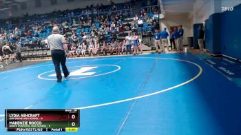 126 lbs 2nd Wrestleback (8 Team) - Paige Woods, Oak Grove High School vs Emma Burke, North Pontotoc High School
