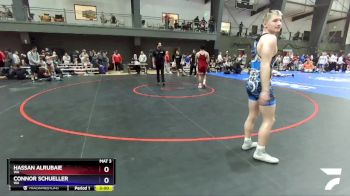 157 lbs Cons. Round 4 - Hassan Alrubaie, WA vs Connor Schueller, WA