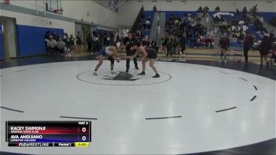 131 lbs Champ. Round 1 - Ava Anguiano, Cerritos College vs Kacey Daimonji, Arizona State Club