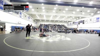 131 lbs Champ. Round 1 - Alyssa Equiha, Palomar College vs Kayla Pablo, Hope University