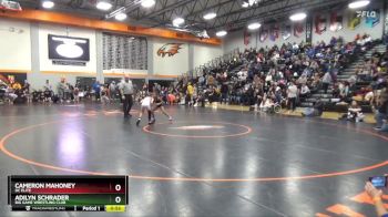 B-1 lbs Round 5 - Cameron Mahoney, DC Elite vs Adilyn Schrader, Big Game Wrestling Club