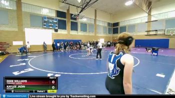 130lbs Cons. Round 2 - Kaylee Jadin, McNary vs Dixie Williams, Tonasket (Girls)