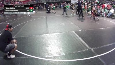 39-40 lbs 5th Place Match - Ella Buchli, Meridian Mustang Wrestling Club vs Teegan Ducker, HWA