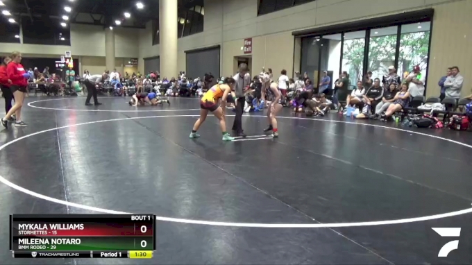 110 lbs Semis (4 Team) - Mykala Williams, Stormettes vs Mileena Notaro ...