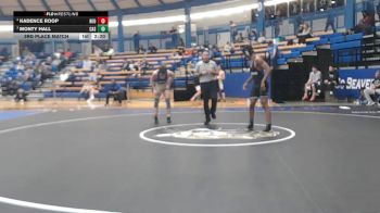 157 lbs 3rd Place Match - Kadence Roop, Northeast Oklahoma vs Monty Hall, Carl Albert State