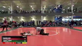 50 lbs Round 3 (4 Team) - Oliver Dies, Brecksville vs Teddy Lopez, Perrysburg