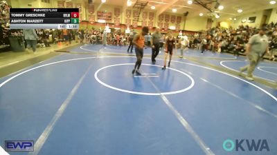 106 lbs Rr Rnd 1 - Tommy Greschke, Roland Youth League Wrestling vs Ashton Marzett, KIPP TULSA