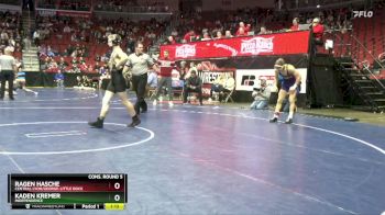 2A-138 lbs Cons. Round 5 - Kaden Kremer, Independence vs Ragen Hasche, Central Lyon/George-Little Rock